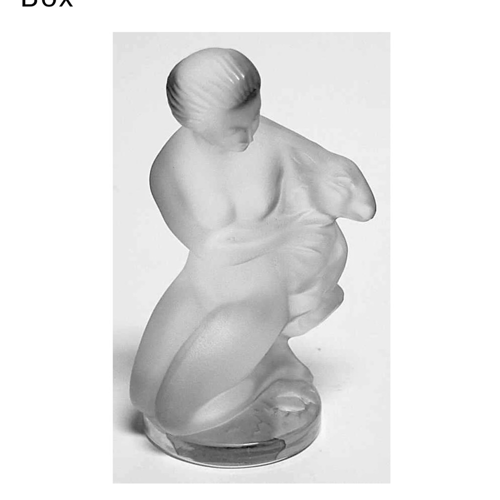 Lalique Diane - nude with - ram figurine